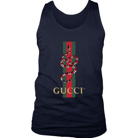 men gucci tank top|gucci lace snake tank top.